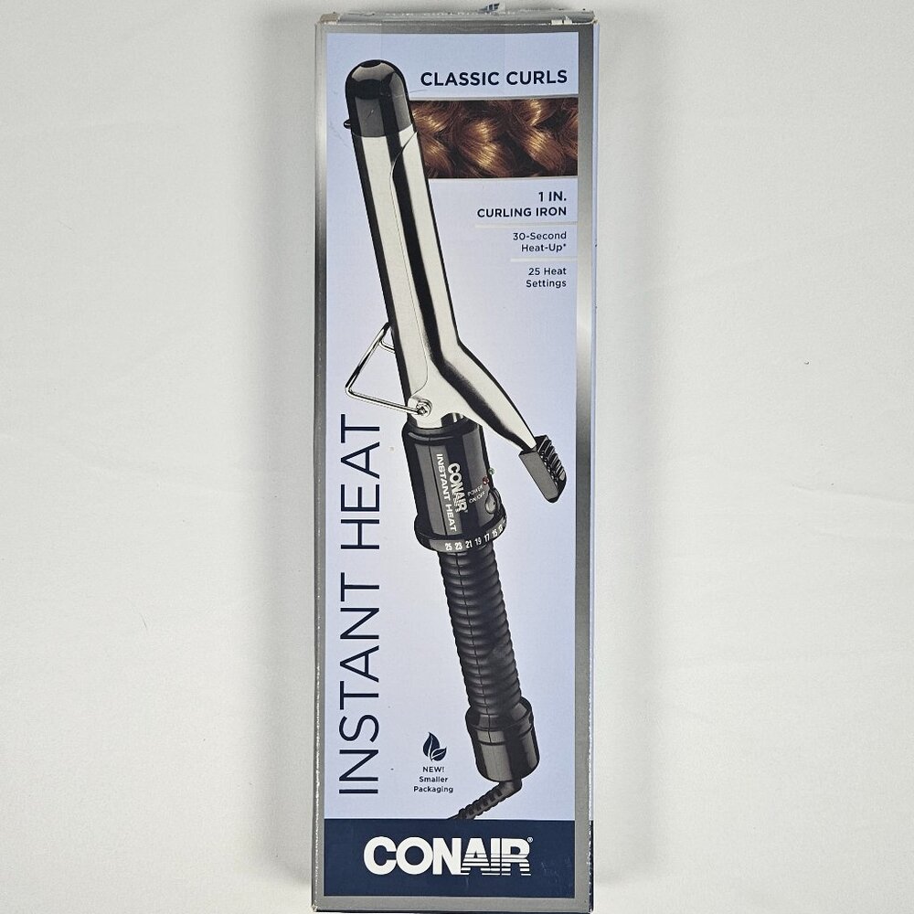 Conair Instant Heat 1” Curling Iron Open Box Tested Works Excellent